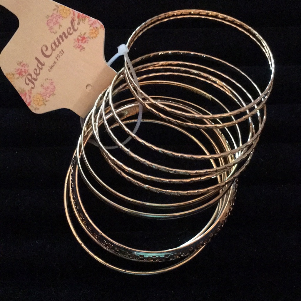 Red Camel Bracelet Stack